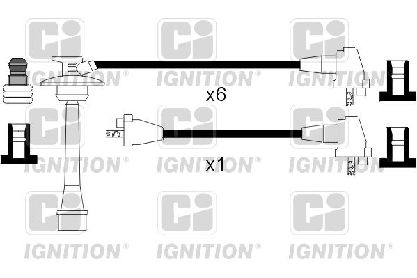 QUINTON HAZELL Комплект проводов зажигания XC859
